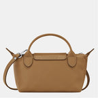 MINI CARTERA DE PIEL LONGCHAMT | MARRÓN