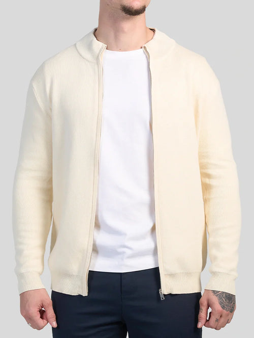 Apollo Zip Sweater - Beige