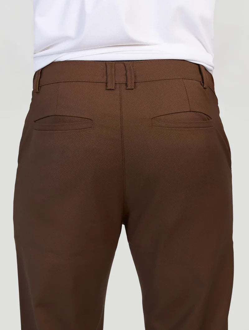 Astino Stretch Pants - Brown