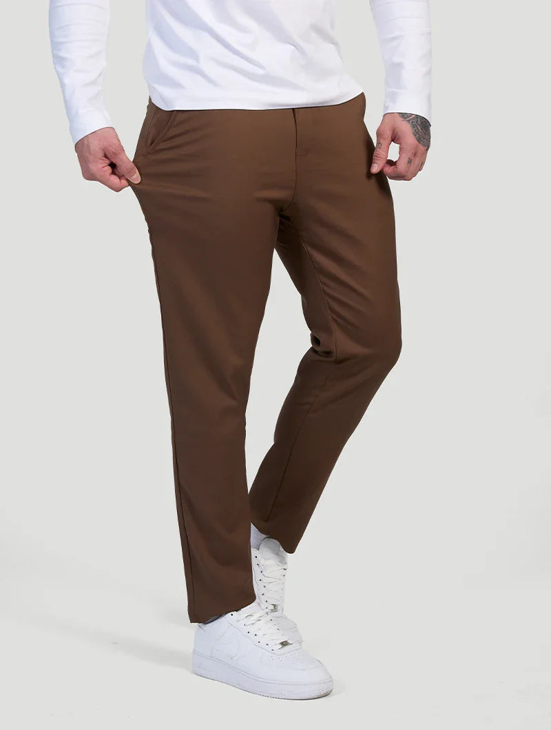 Astino Stretch Pants - Brown