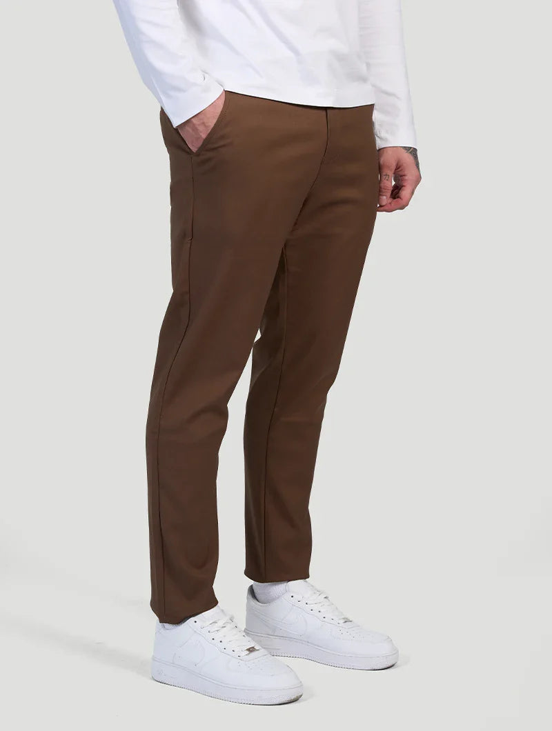 Astino Stretch Pants - Brown