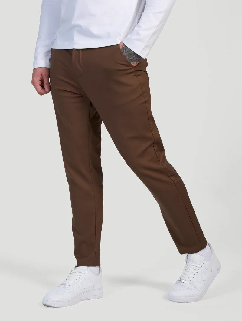 Astino Stretch Pants - Brown