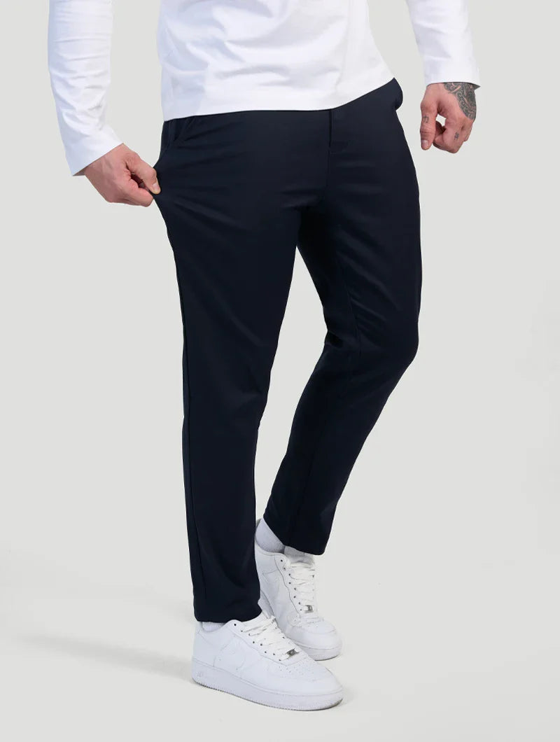 Astino Stretch Pants - Navy Blue
