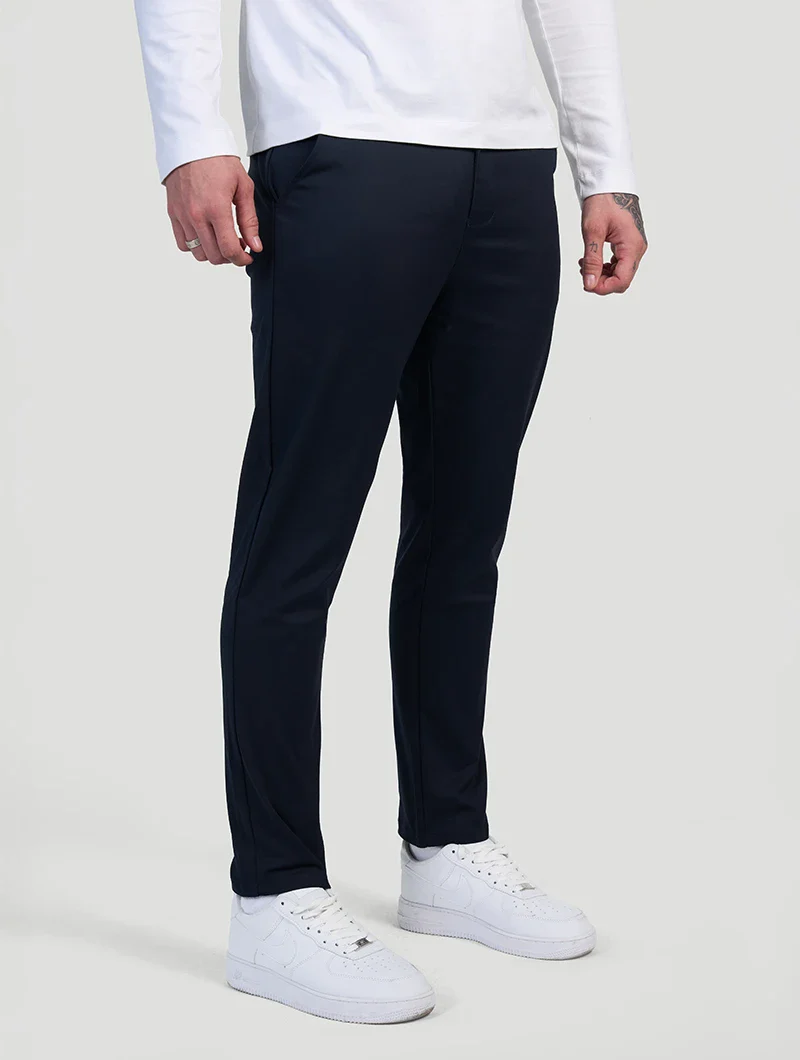 Astino Stretch Pants - Navy Blue