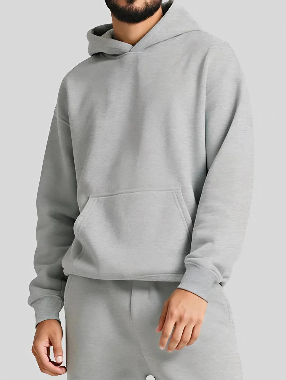 Brooklyn Hoodie & Sweatpants Set - Light Grey