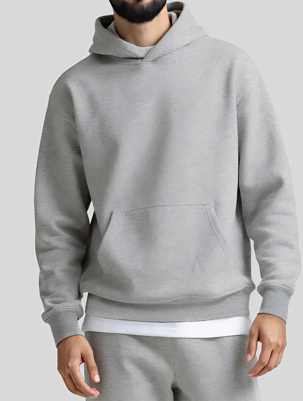 Brooklyn Hoodie & Sweatpants Set - Light Grey