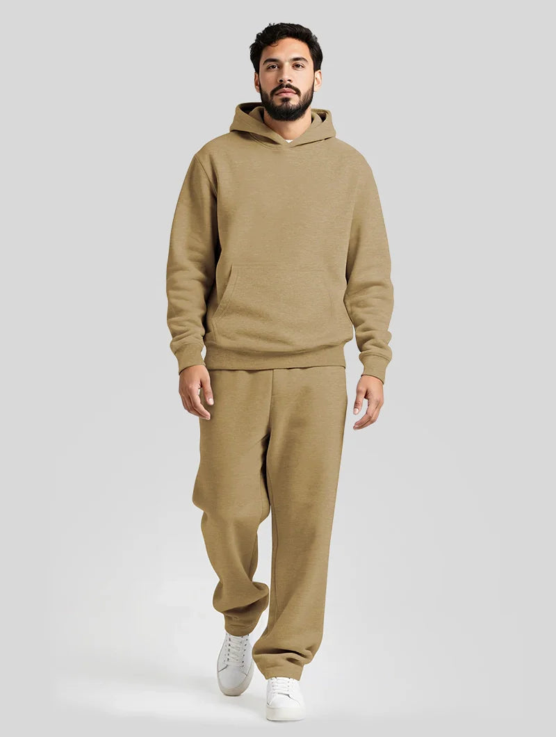 Brooklyn Hoodie & Sweatpants Set - Khaki