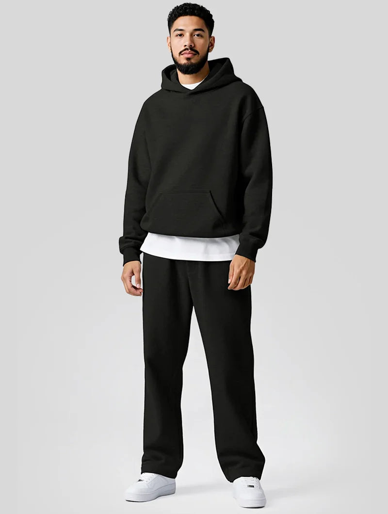 Brooklyn Hoodie & Sweatpants Set - Black