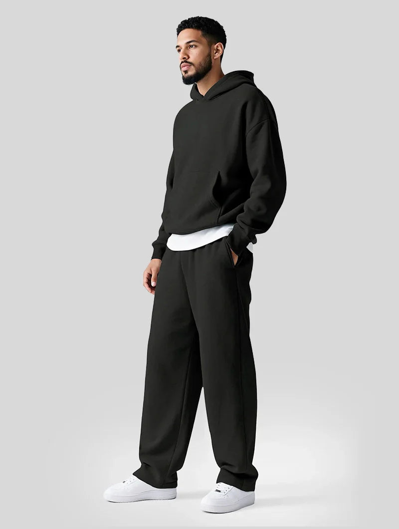 Brooklyn Hoodie & Sweatpants Set - Black