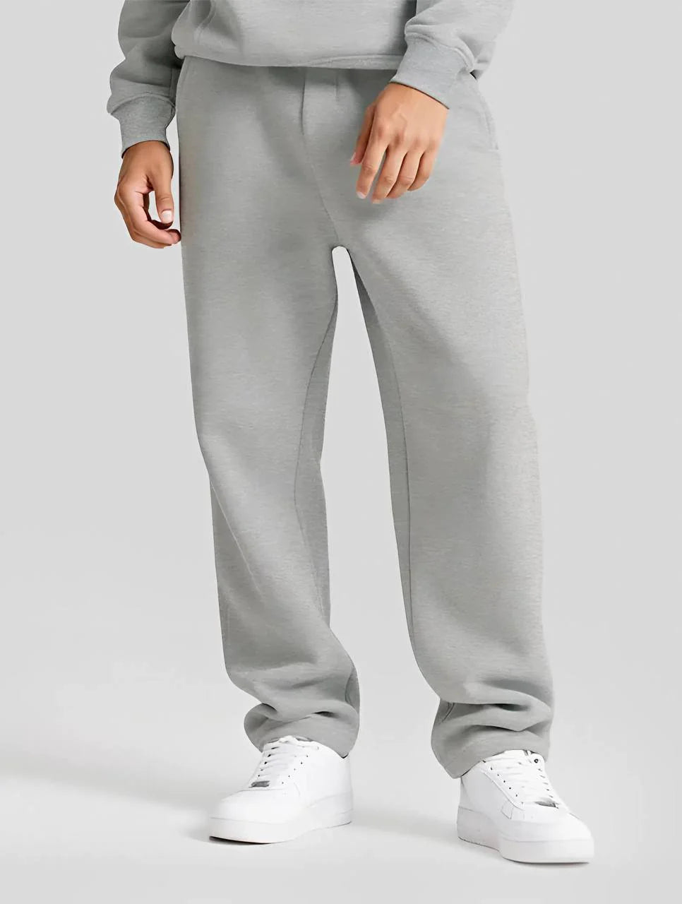 Brooklyn Hoodie & Sweatpants Set - Light Grey