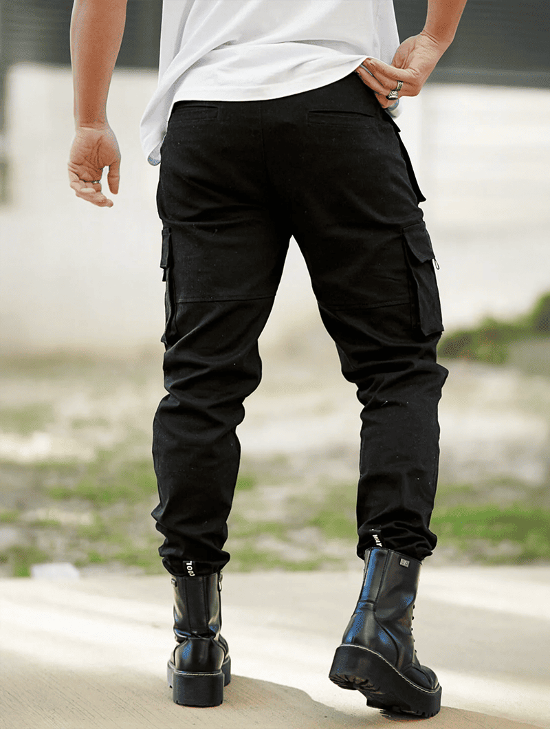 Pantalones Cargo Negro