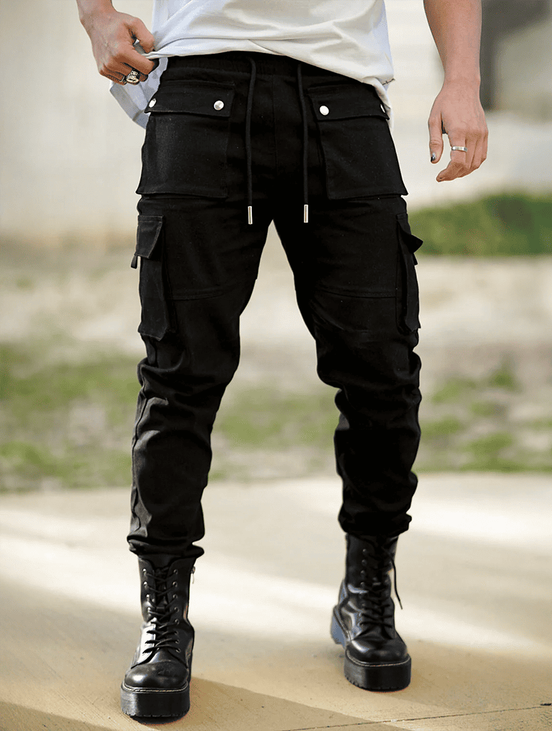 Pantalones Cargo Negro