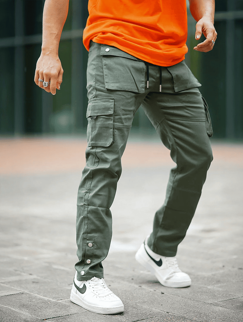 Pantalones Cargo Verde