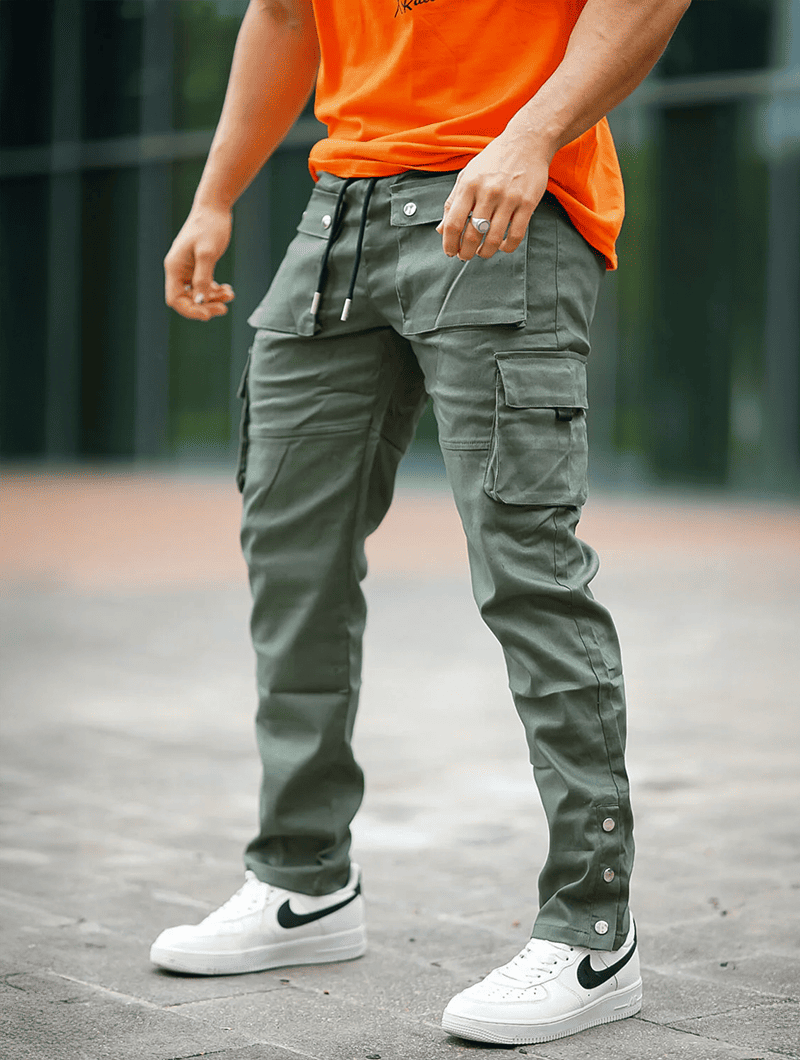 Pantalones Cargo Verde