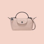 MINI CARTERA DE PIEL LONGCHAMT | ROSA