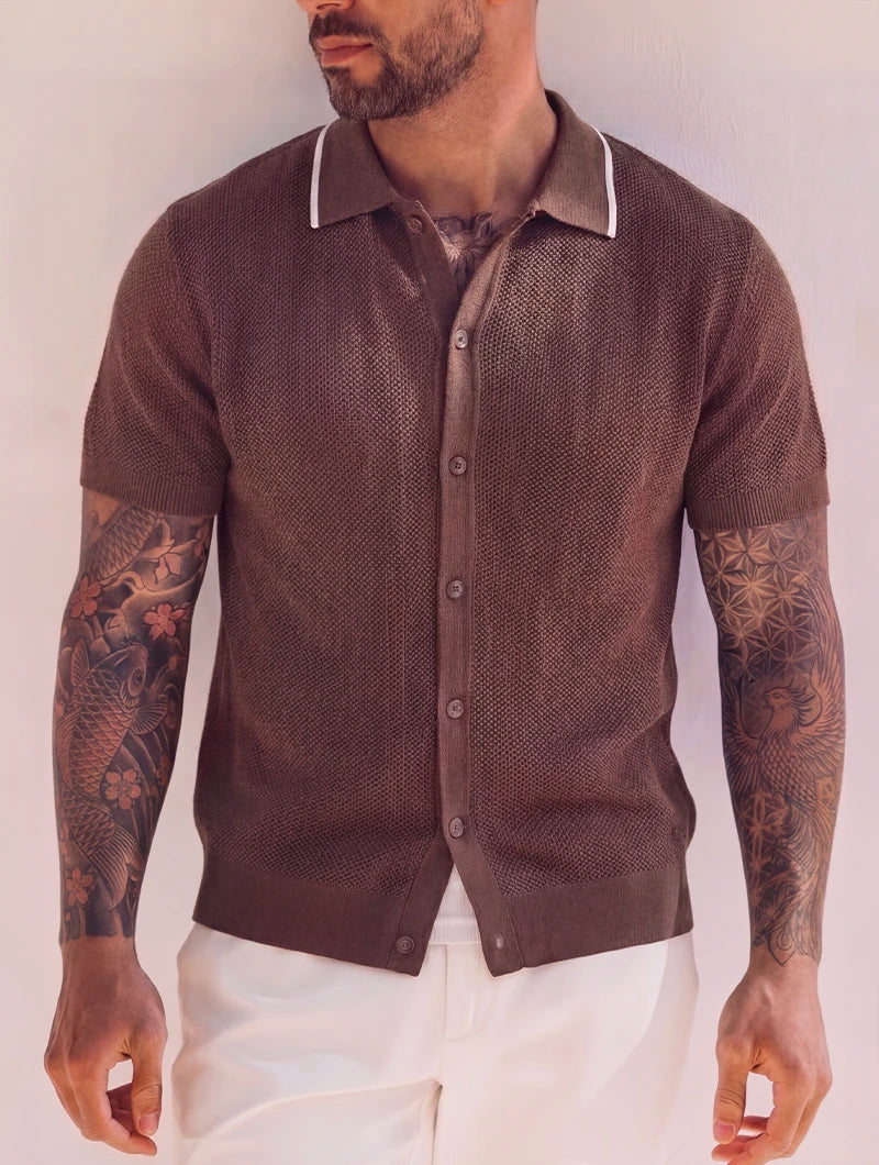 Polera Stefano Cafe