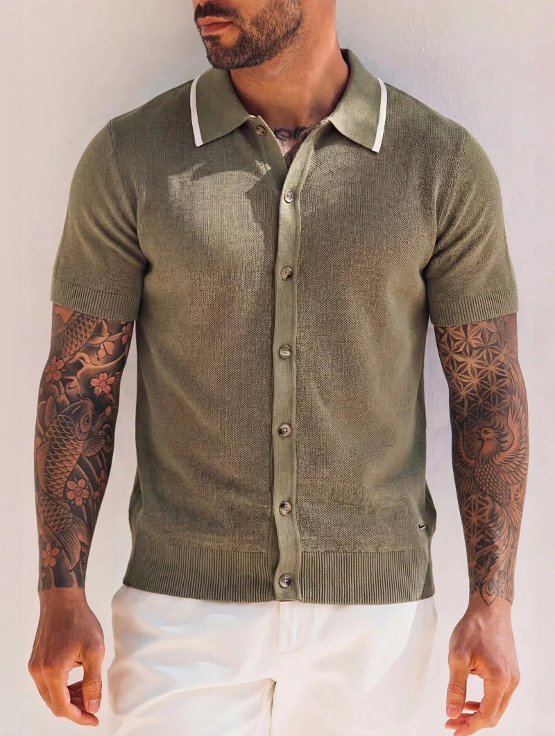 Polera Stefano Verde Oliva