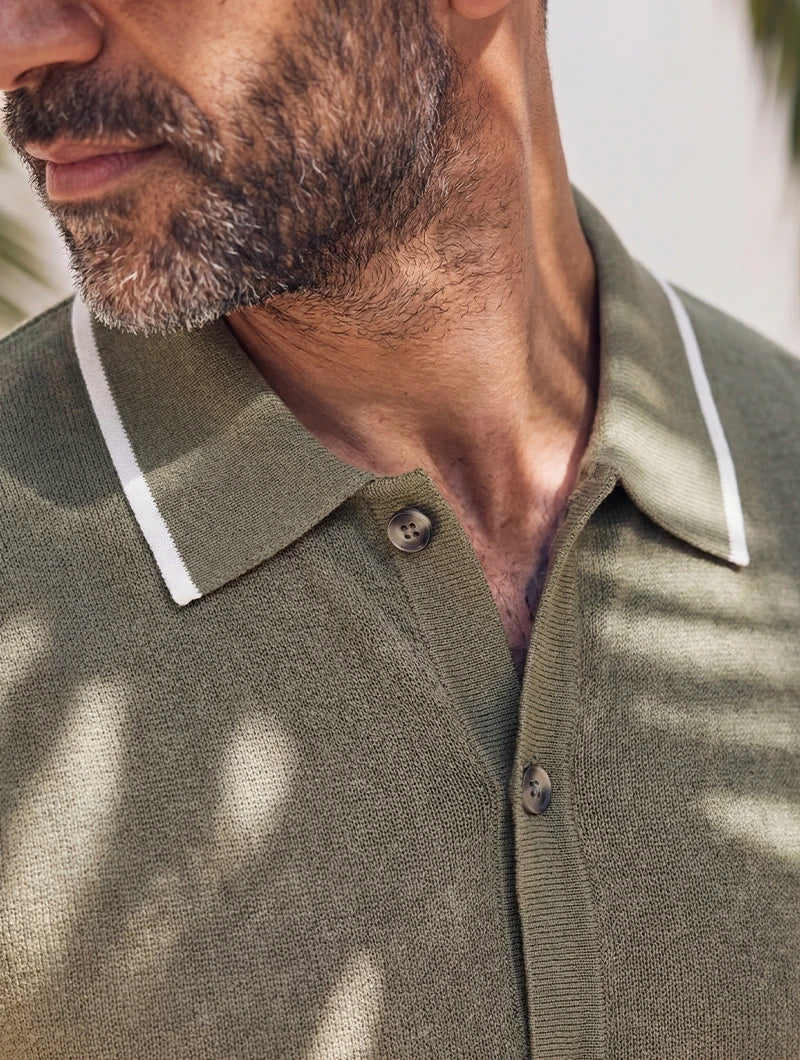 Polera Stefano Verde Oliva