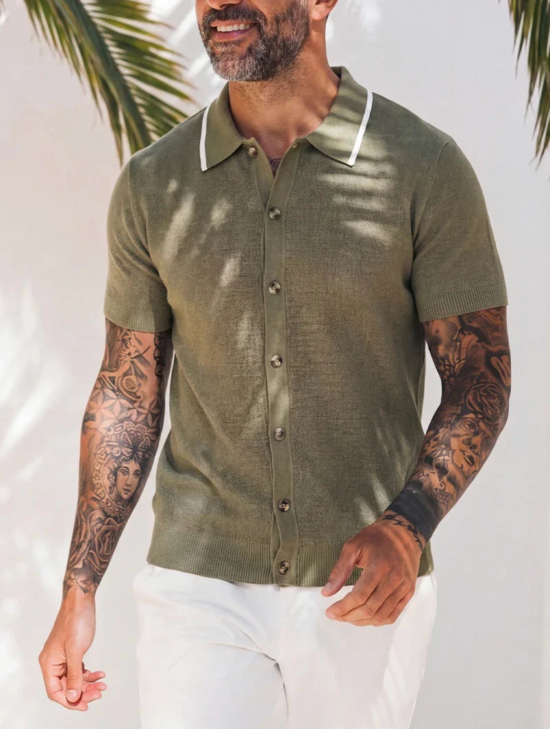 Polera Stefano Verde Oliva