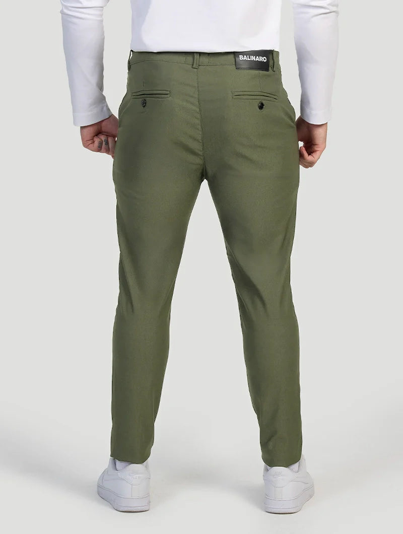 Pantalón  Stretch Color verde