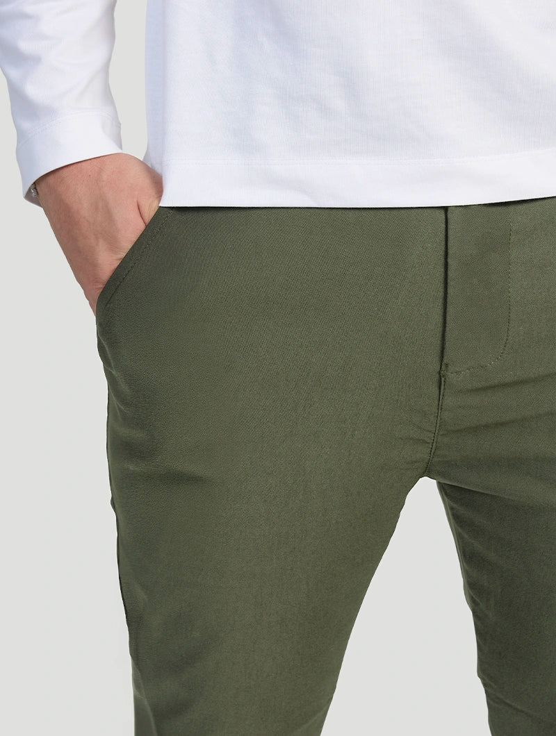 Pantalón  Stretch Color verde