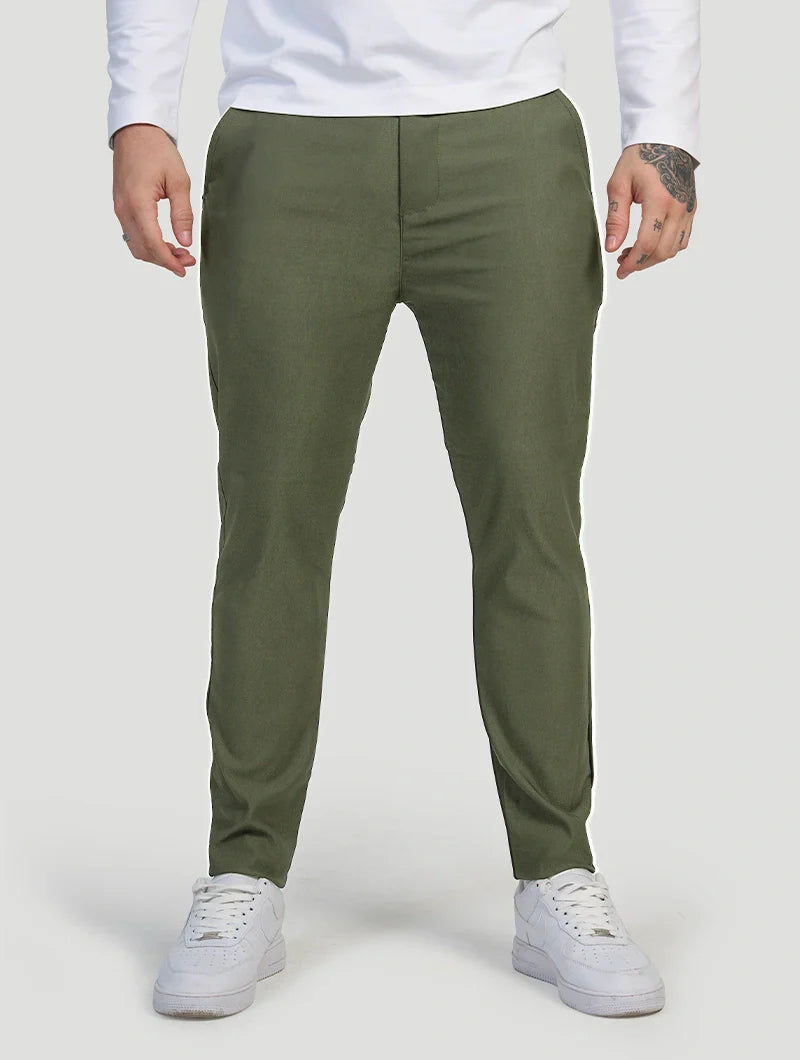 Pantalón  Stretch Color verde