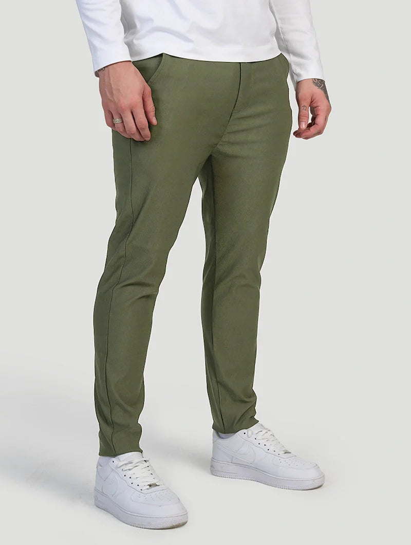 Pantalón  Stretch Color verde