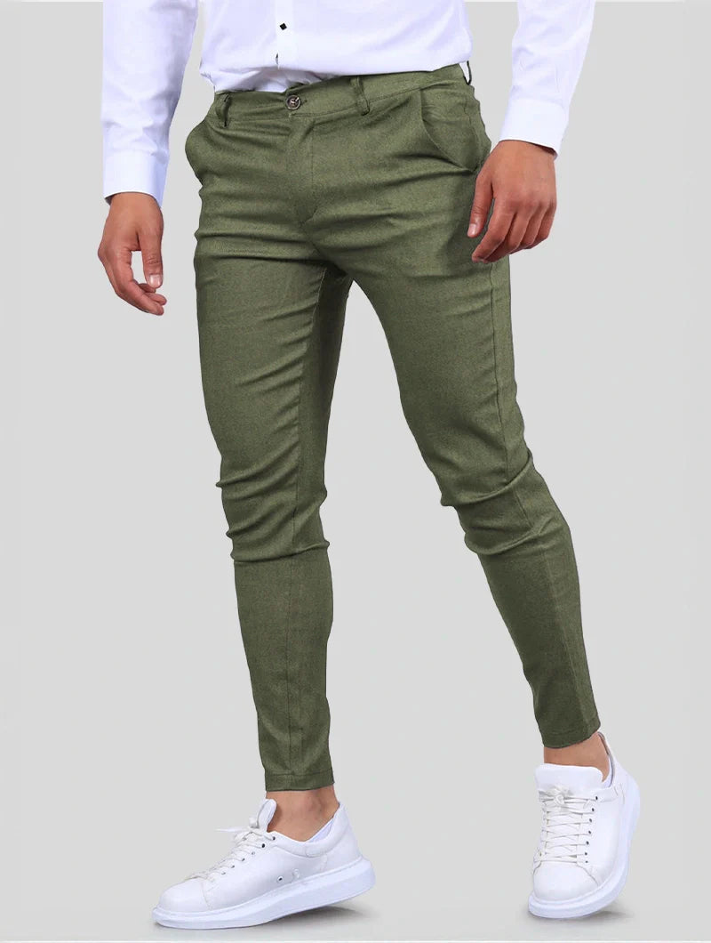 Pantalón  Stretch Color verde