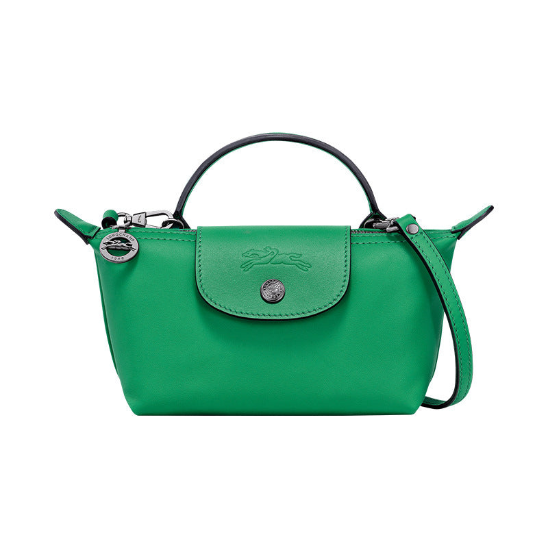 MINI CARTERA DE PIEL LONGCHAMT | VERDE