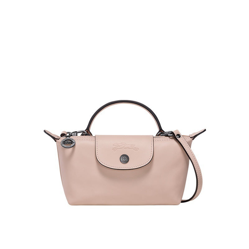 MINI CARTERA DE PIEL LONGCHAMT | ROSA