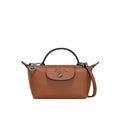 MINI CARTERA DE PIEL LONGCHAMT | MARRÓN