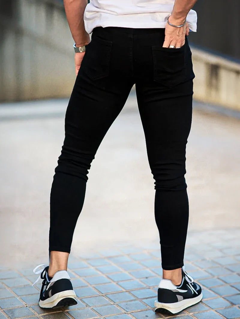 Pantalón Denim Jeans - Color negro