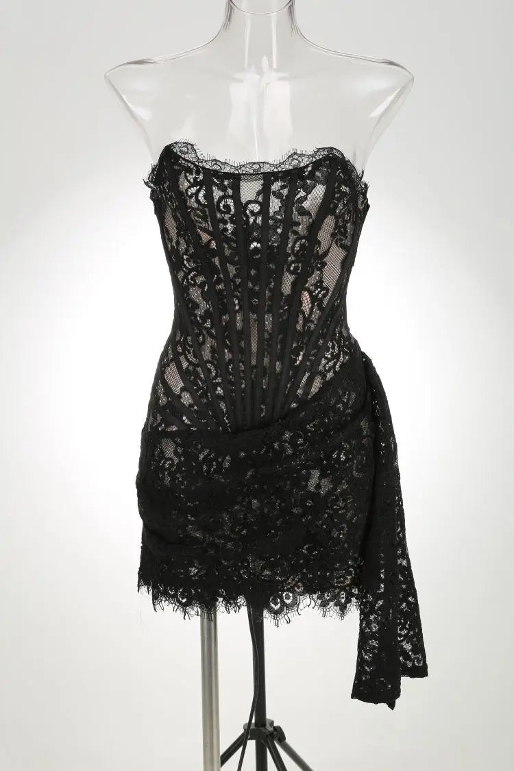 Lace Evening Dress