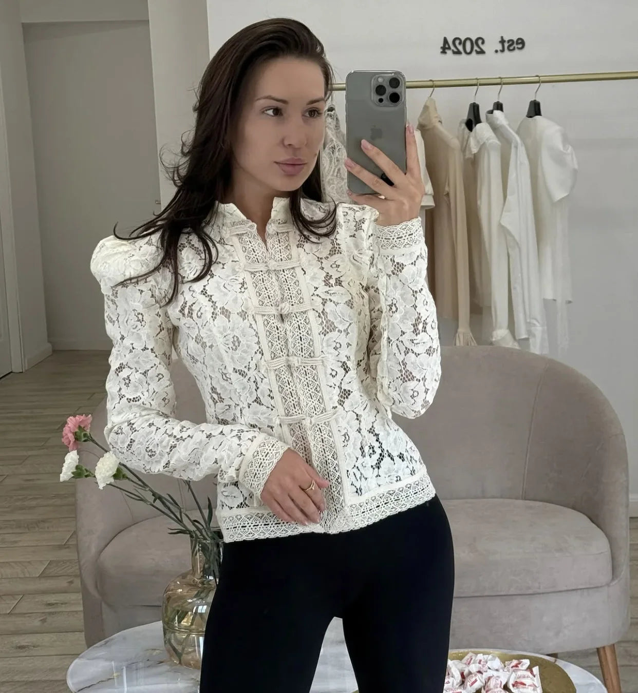 Blusa Lace Printer