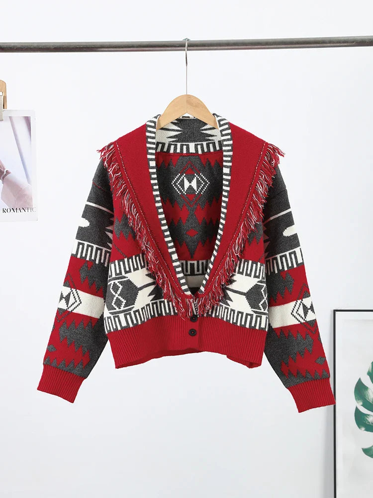 Printed Cardigan Printed