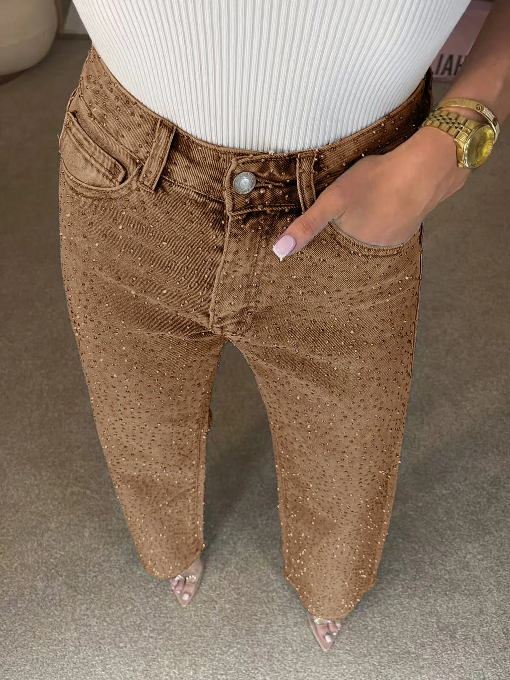 Jeans Rhinestone