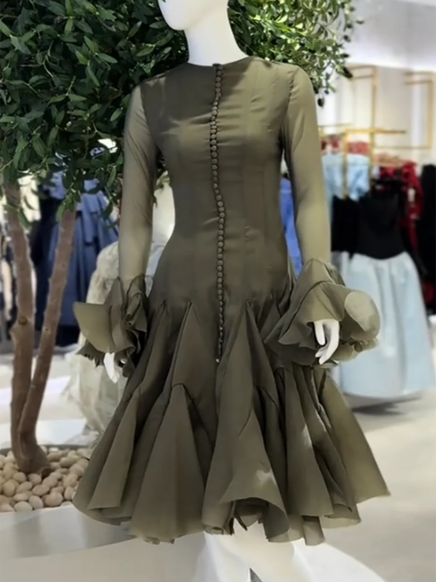 Vestido Waist Ruffle