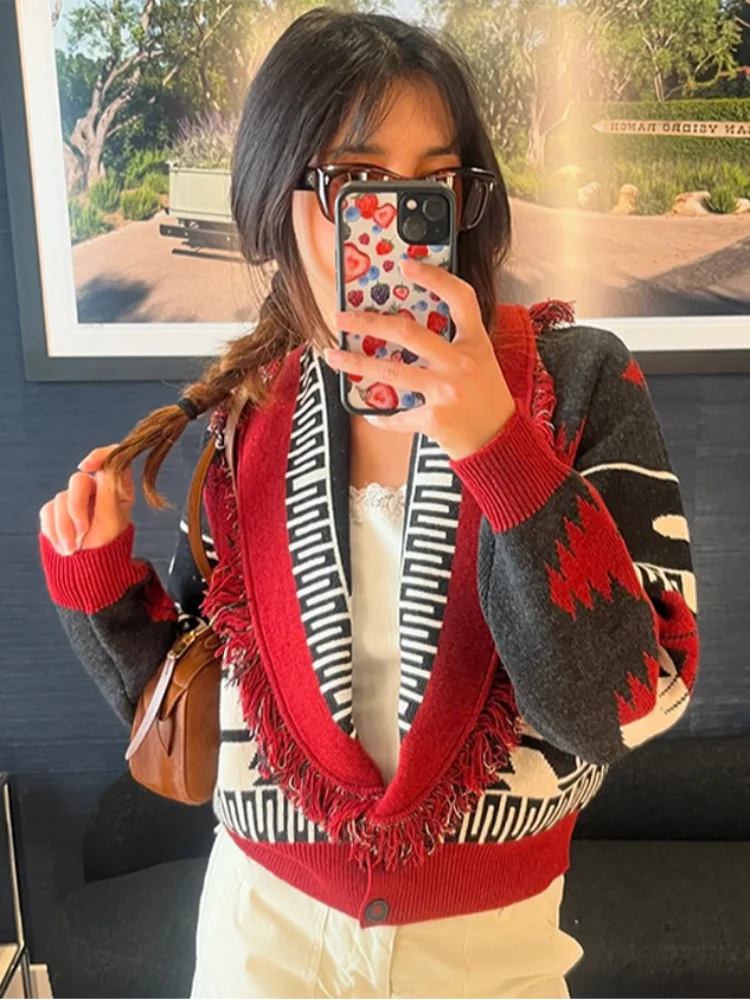 Printed Cardigan Printed