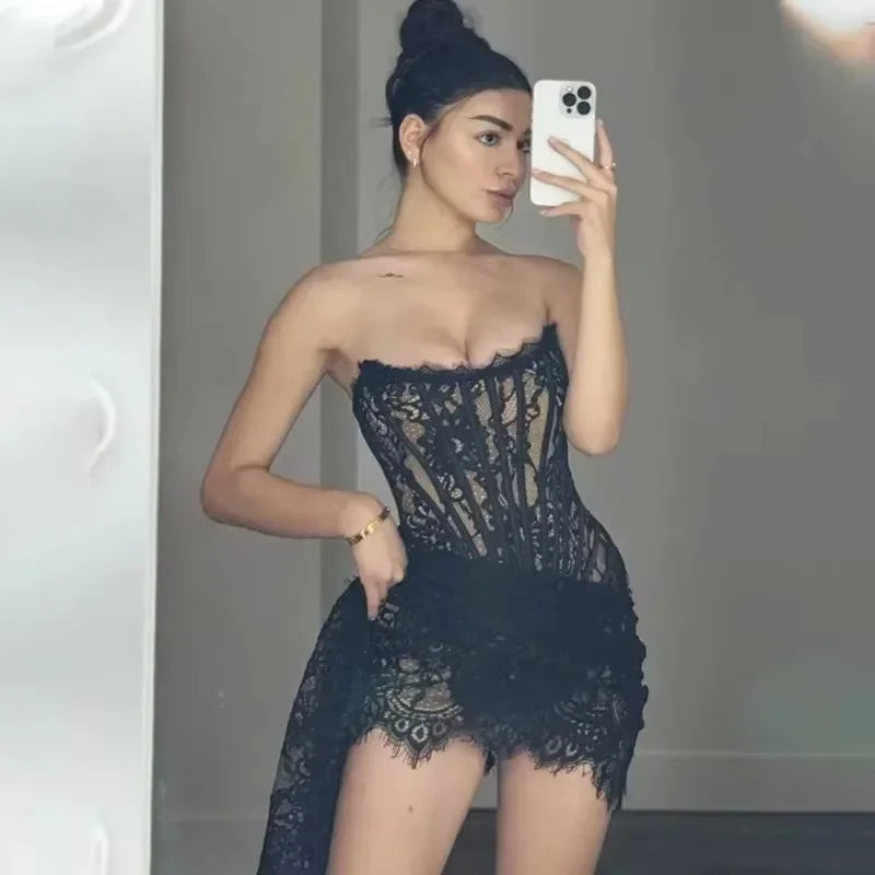 Lace Evening Dress