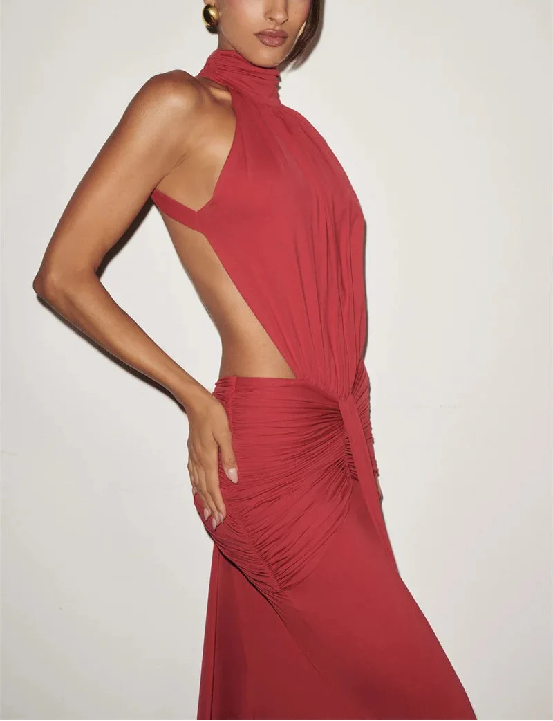 Backless Maxi Dress