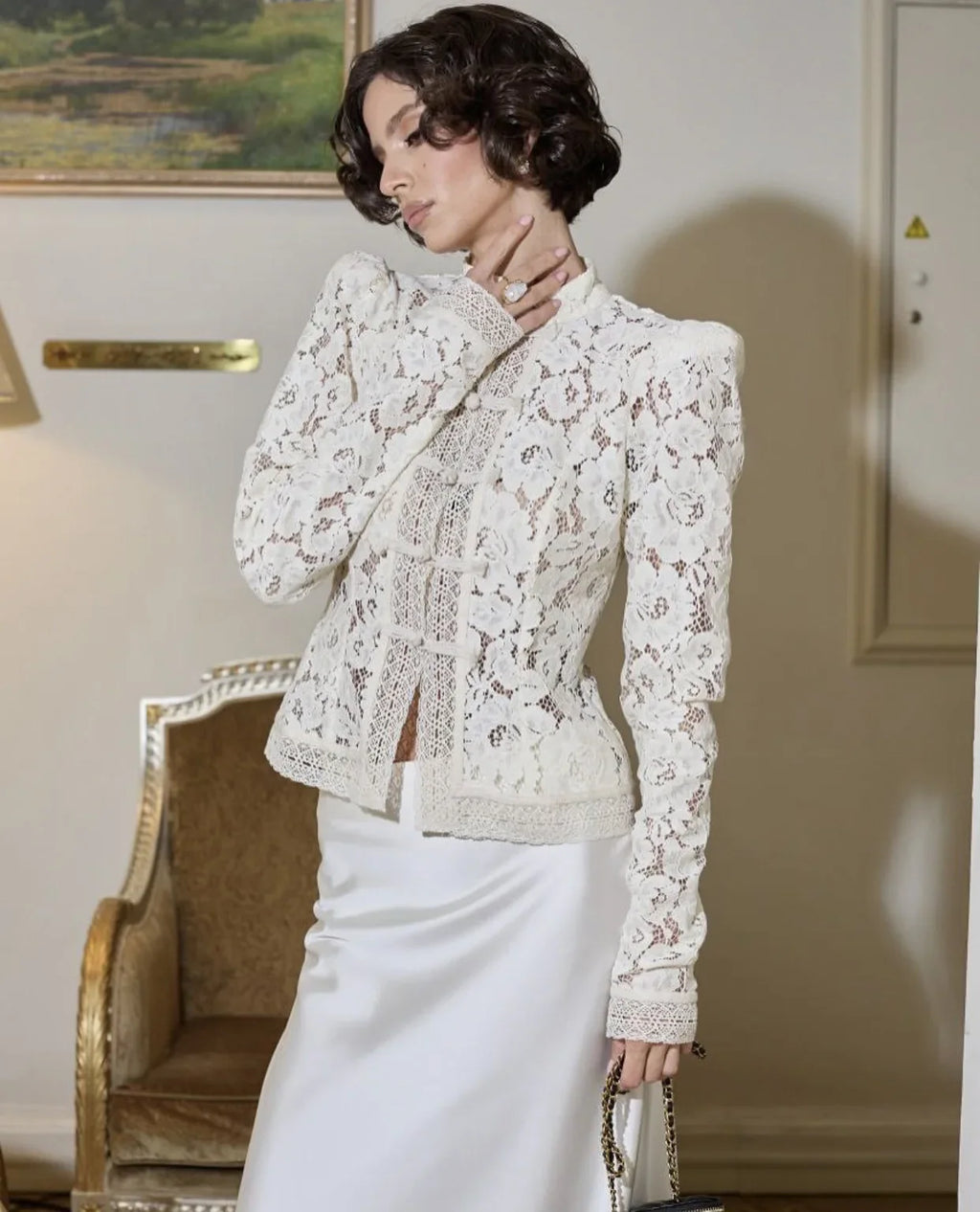 Blusa Lace Printer