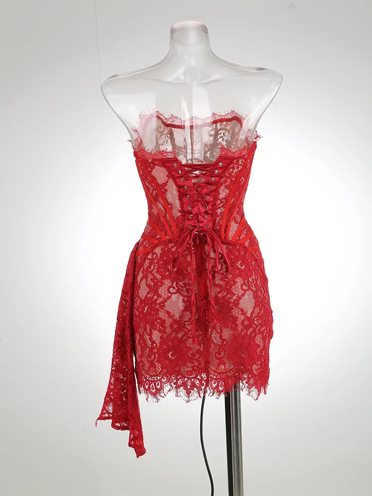 Lace Evening Dress