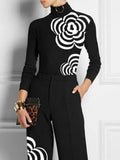 Camiseta Flower Black