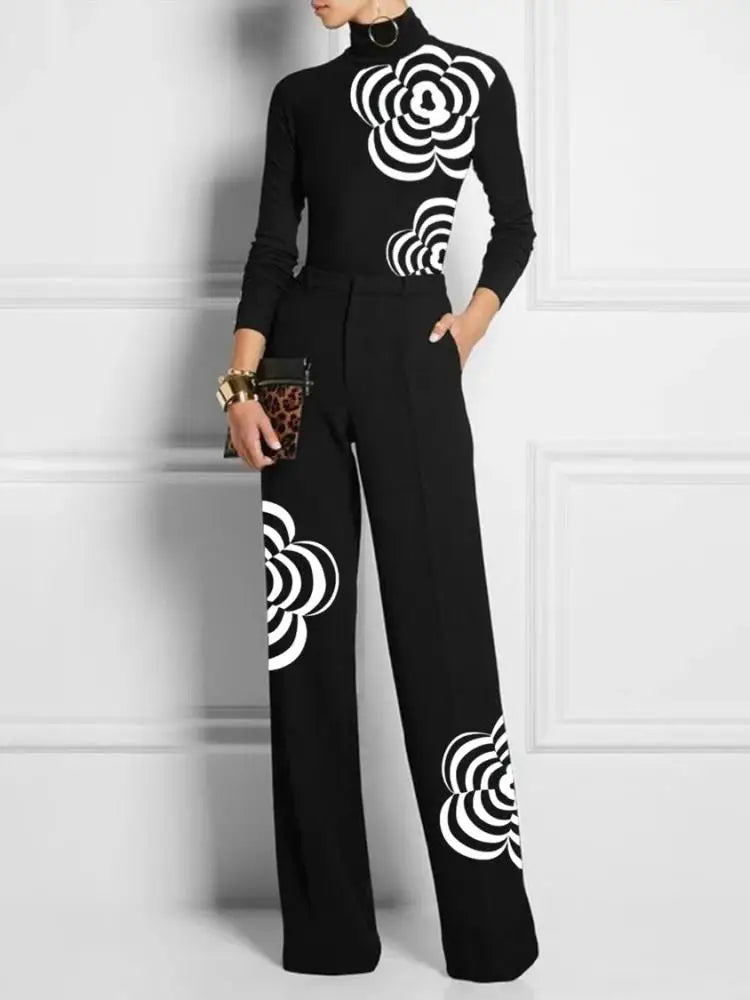 Camiseta Flower Black