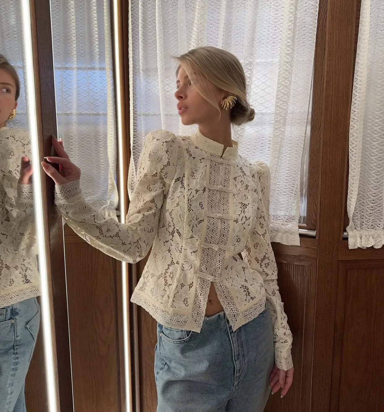 Blusa Lace Printer