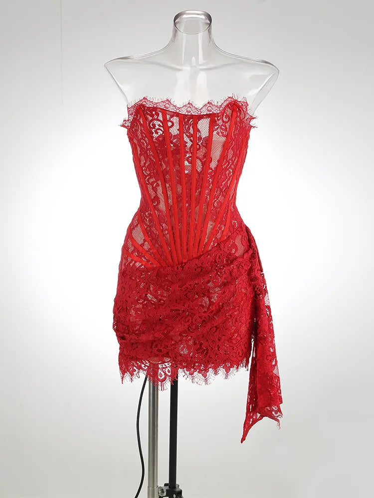 Lace Evening Dress