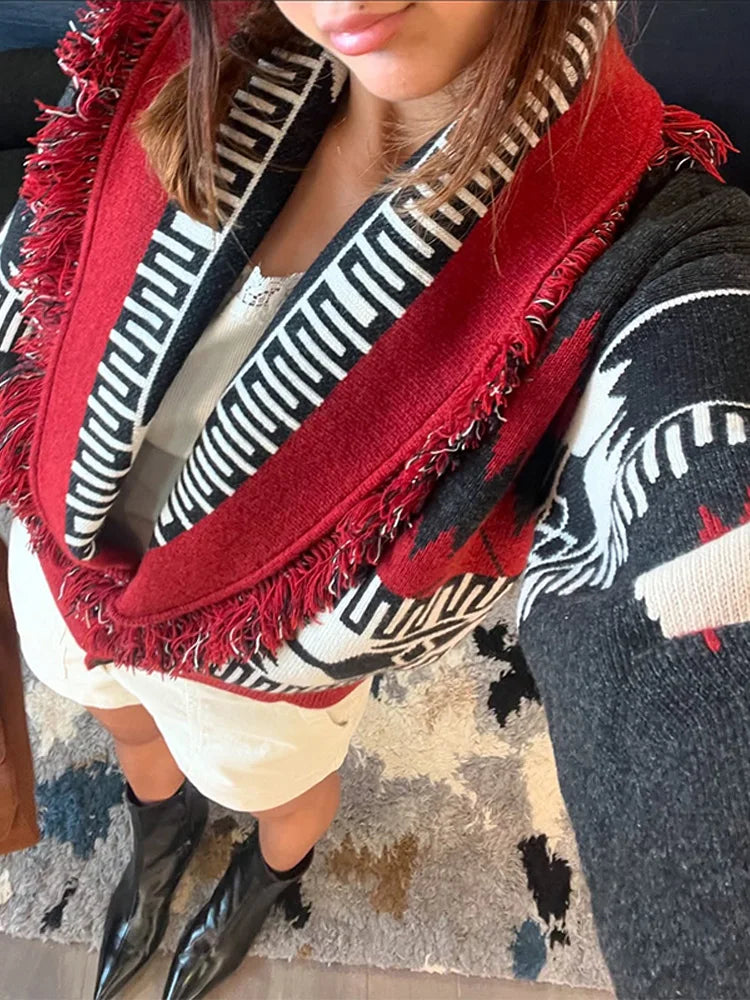 Printed Cardigan Printed
