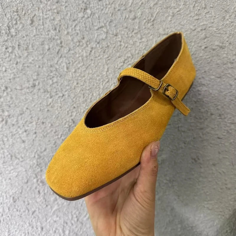 Leather Flats