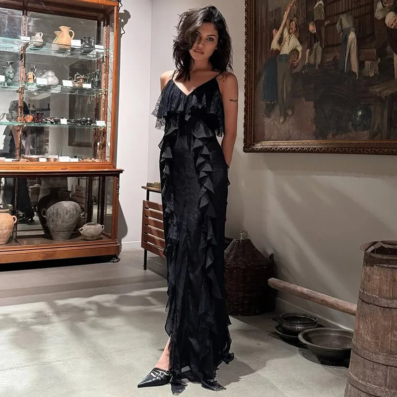 Ruffled Maxi Dress