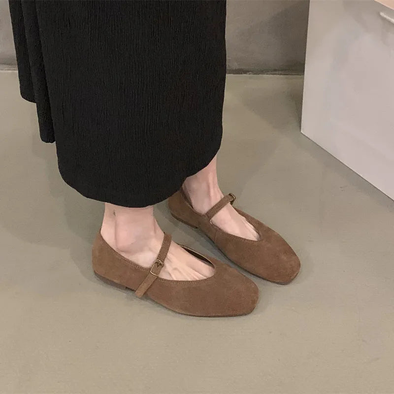 Leather Flats